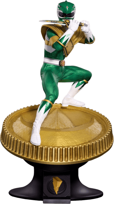 PCSMMPRGRN001 Power Rangers - Green Ranger 1:4 Scale Statue - Pop Culture Shock Collectables - Titan Pop Culture