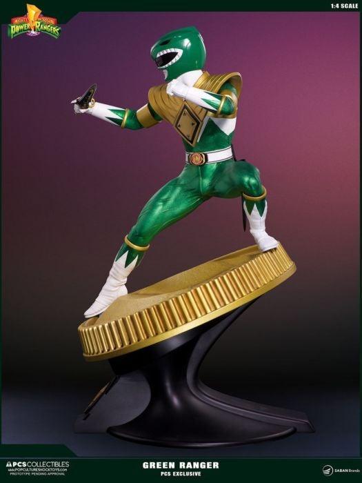 PCSMMPRGRN001 Power Rangers - Green Ranger 1:4 Scale Statue - Pop Culture Shock Collectables - Titan Pop Culture