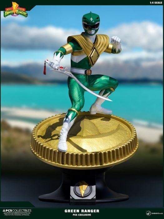 PCSMMPRGRN001 Power Rangers - Green Ranger 1:4 Scale Statue - Pop Culture Shock Collectables - Titan Pop Culture