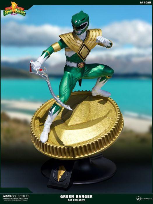 PCSMMPRGRN001 Power Rangers - Green Ranger 1:4 Scale Statue - Pop Culture Shock Collectables - Titan Pop Culture