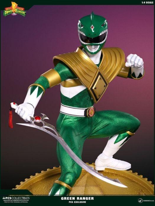 PCSMMPRGRN001 Power Rangers - Green Ranger 1:4 Scale Statue - Pop Culture Shock Collectables - Titan Pop Culture