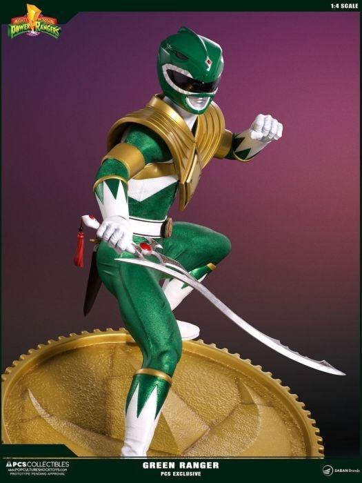 PCSMMPRGRN001 Power Rangers - Green Ranger 1:4 Scale Statue - Pop Culture Shock Collectables - Titan Pop Culture