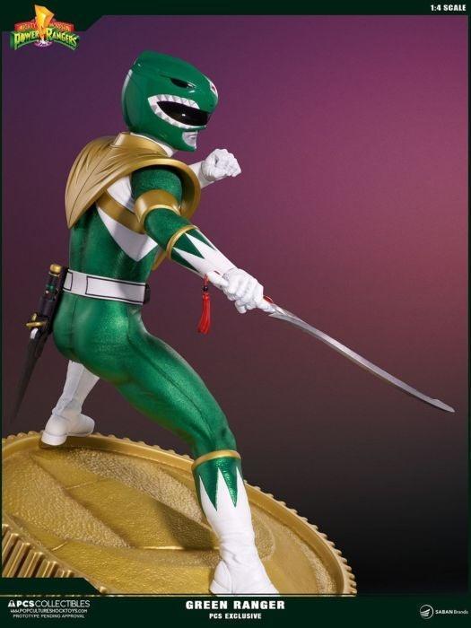 PCSMMPRGRN001 Power Rangers - Green Ranger 1:4 Scale Statue - Pop Culture Shock Collectables - Titan Pop Culture