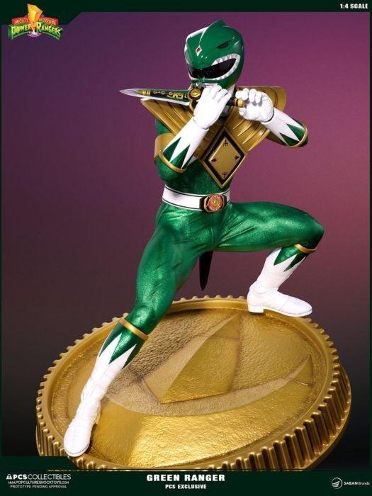 PCSMMPRGRN001 Power Rangers - Green Ranger 1:4 Scale Statue - Pop Culture Shock Collectables - Titan Pop Culture