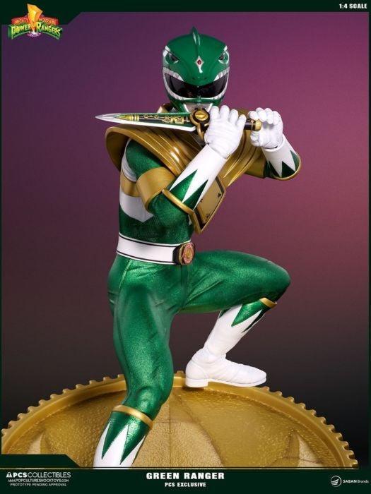 PCSMMPRGRN001 Power Rangers - Green Ranger 1:4 Scale Statue - Pop Culture Shock Collectables - Titan Pop Culture