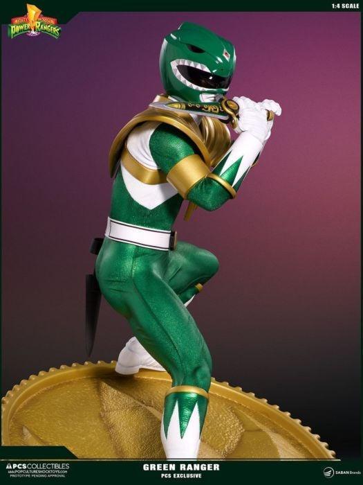 PCSMMPRGRN001 Power Rangers - Green Ranger 1:4 Scale Statue - Pop Culture Shock Collectables - Titan Pop Culture