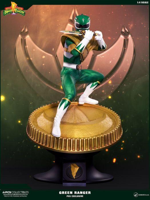 PCSMMPRGRN001 Power Rangers - Green Ranger 1:4 Scale Statue - Pop Culture Shock Collectables - Titan Pop Culture