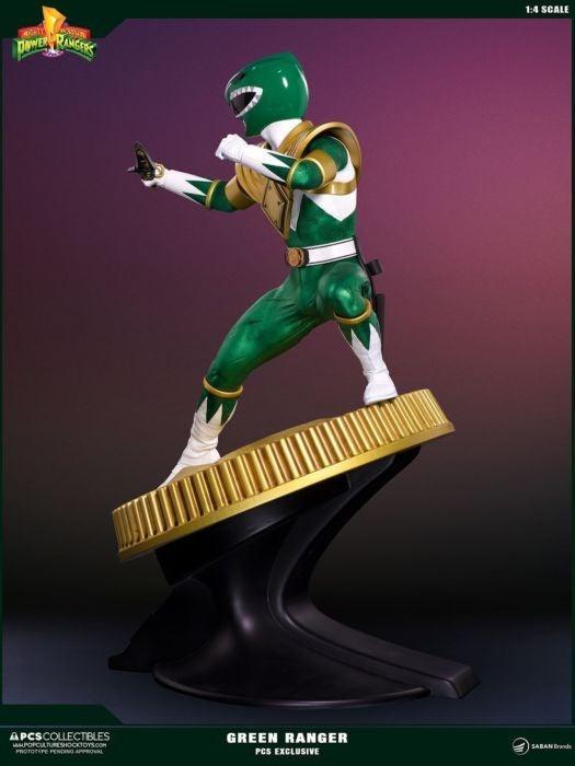 PCSMMPRGRN001 Power Rangers - Green Ranger 1:4 Scale Statue - Pop Culture Shock Collectables - Titan Pop Culture