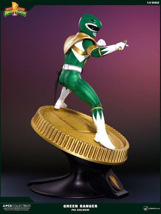 PCSMMPRGRN001 Power Rangers - Green Ranger 1:4 Scale Statue - Pop Culture Shock Collectables - Titan Pop Culture