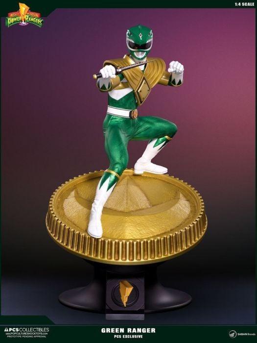 PCSMMPRGRN001 Power Rangers - Green Ranger 1:4 Scale Statue - Pop Culture Shock Collectables - Titan Pop Culture