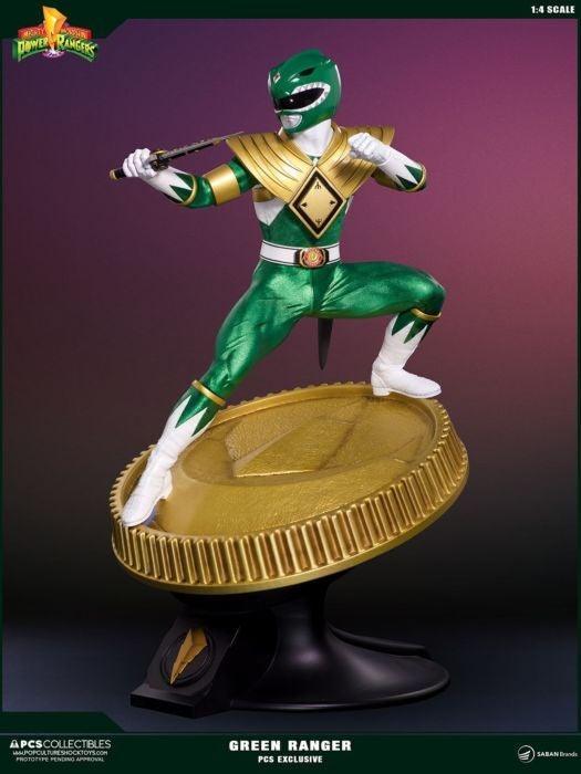 PCSMMPRGRN001 Power Rangers - Green Ranger 1:4 Scale Statue - Pop Culture Shock Collectables - Titan Pop Culture