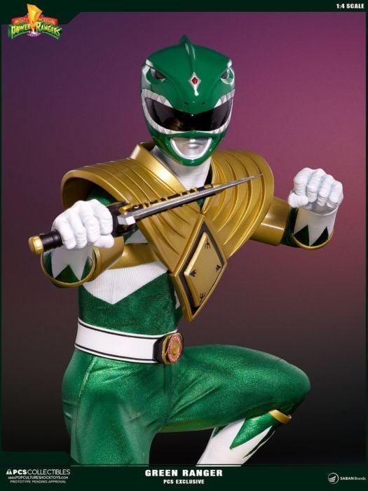 PCSMMPRGRN001 Power Rangers - Green Ranger 1:4 Scale Statue - Pop Culture Shock Collectables - Titan Pop Culture