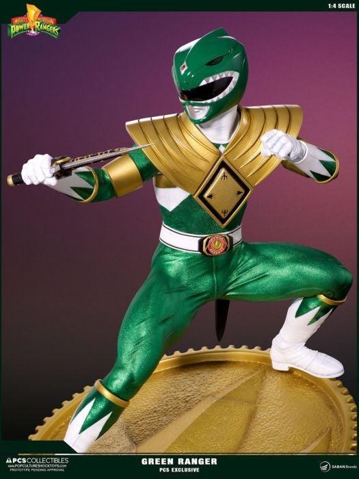 PCSMMPRGRN001 Power Rangers - Green Ranger 1:4 Scale Statue - Pop Culture Shock Collectables - Titan Pop Culture