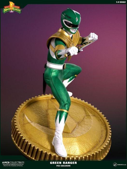 PCSMMPRGRN001 Power Rangers - Green Ranger 1:4 Scale Statue - Pop Culture Shock Collectables - Titan Pop Culture