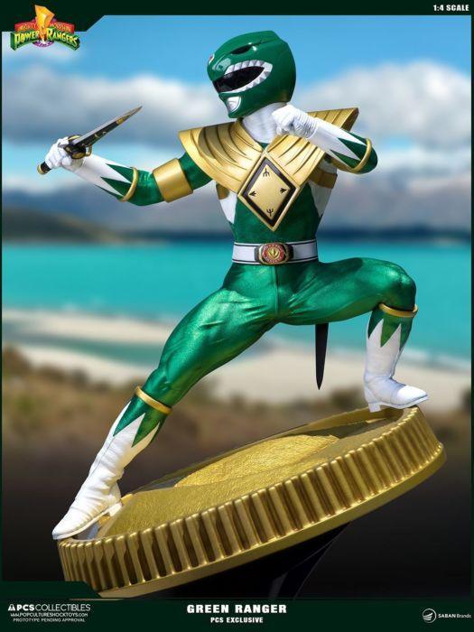 PCSMMPRGRN001 Power Rangers - Green Ranger 1:4 Scale Statue - Pop Culture Shock Collectables - Titan Pop Culture