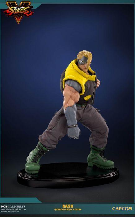 PCSNASH001 Street Fighter V - Nash 1:4 Scale Statue - Pop Culture Shock Collectables - Titan Pop Culture