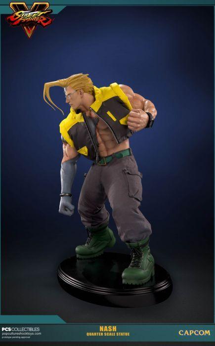 PCSNASH001 Street Fighter V - Nash 1:4 Scale Statue - Pop Culture Shock Collectables - Titan Pop Culture