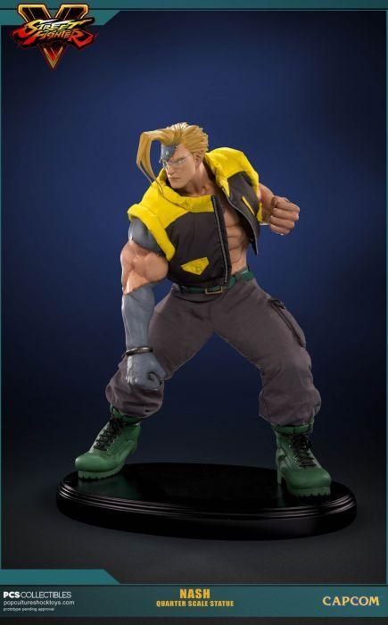 PCSNASH001 Street Fighter V - Nash 1:4 Scale Statue - Pop Culture Shock Collectables - Titan Pop Culture