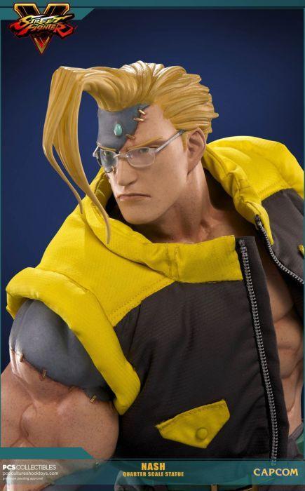 PCSNASH001 Street Fighter V - Nash 1:4 Scale Statue - Pop Culture Shock Collectables - Titan Pop Culture