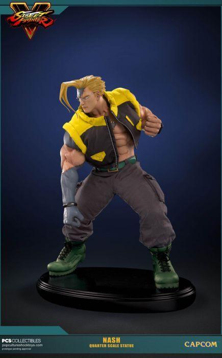 PCSNASH001 Street Fighter V - Nash 1:4 Scale Statue - Pop Culture Shock Collectables - Titan Pop Culture