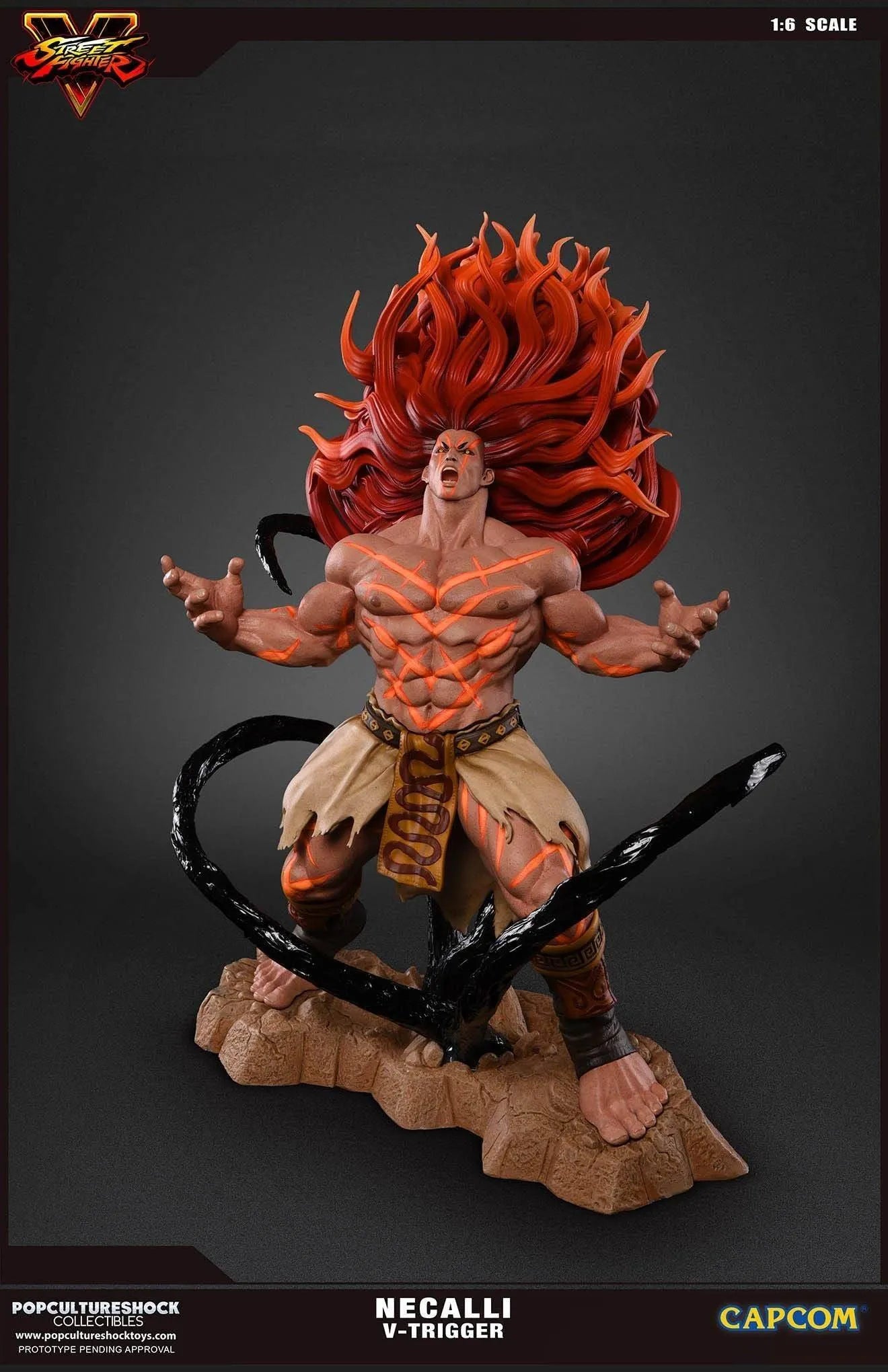 PCSNECALLI001 Street Fighter - Necalli 1:6 Scale Statue - Pop Culture Shock Collectables - Titan Pop Culture