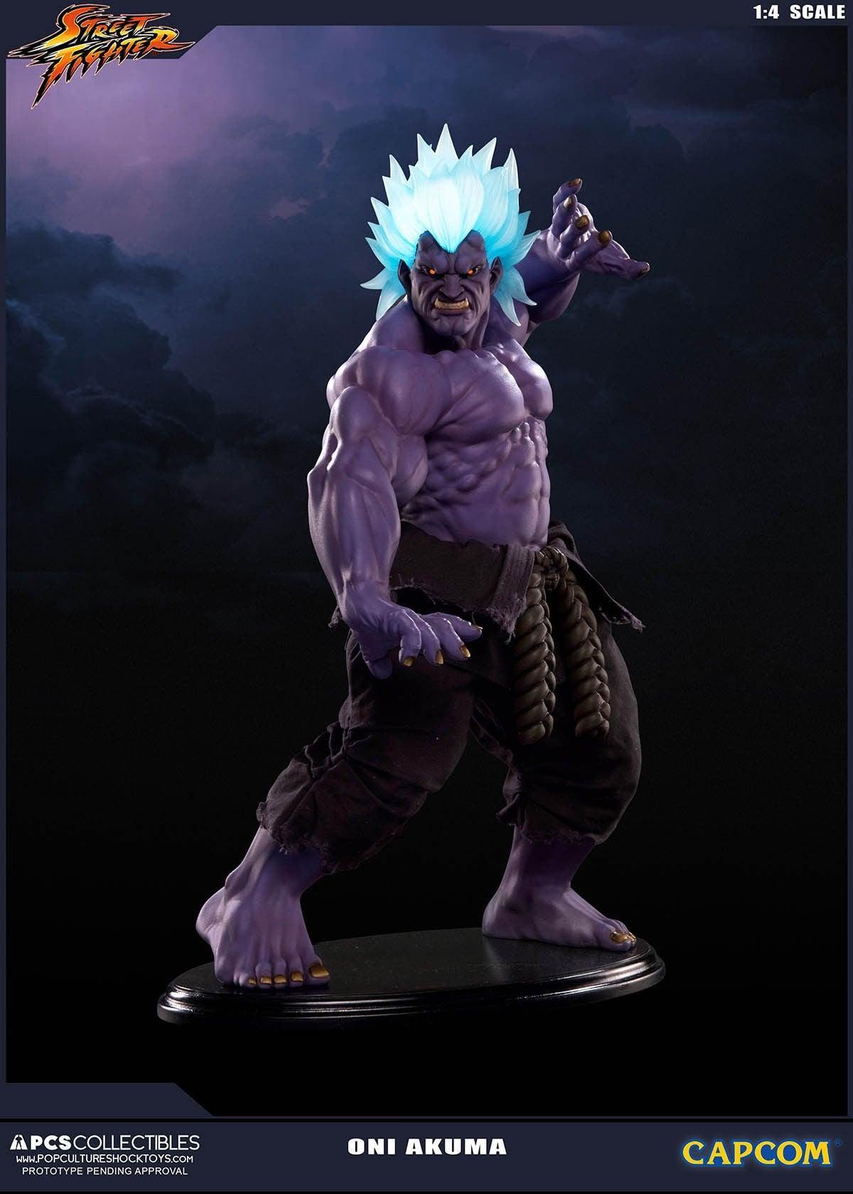 PCSONIAKUMA001 Street Fighter - Oni Akuma 1:4 Scale Statue - Pop Culture Shock Collectables - Titan Pop Culture