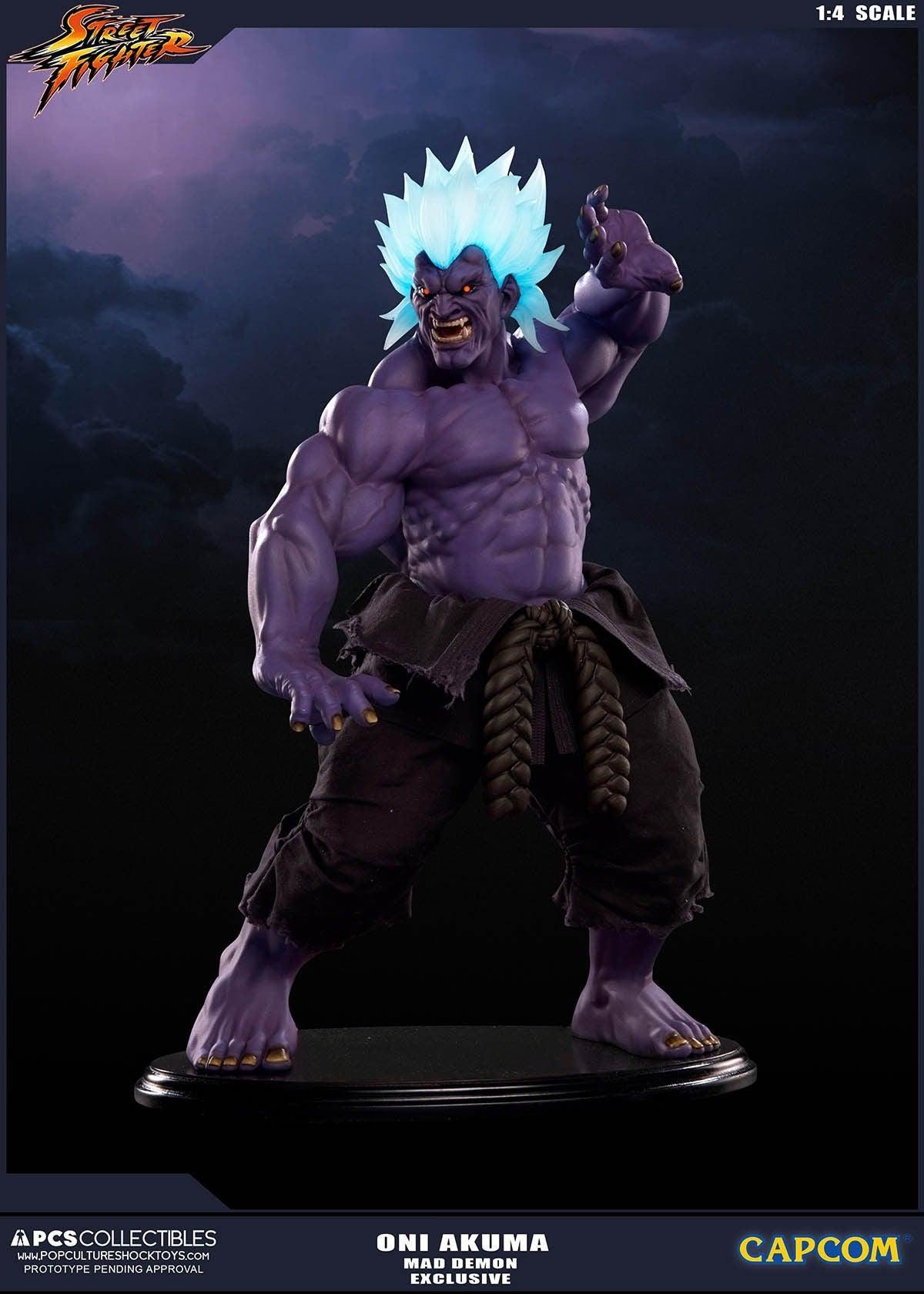 PCSONIAKUMA001 Street Fighter - Oni Akuma 1:4 Scale Statue - Pop Culture Shock Collectables - Titan Pop Culture