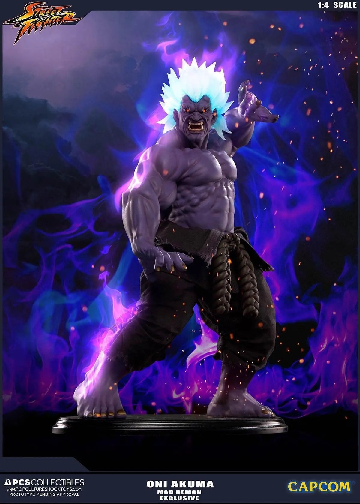 PCSONIAKUMA001 Street Fighter - Oni Akuma 1:4 Scale Statue - Pop Culture Shock Collectables - Titan Pop Culture