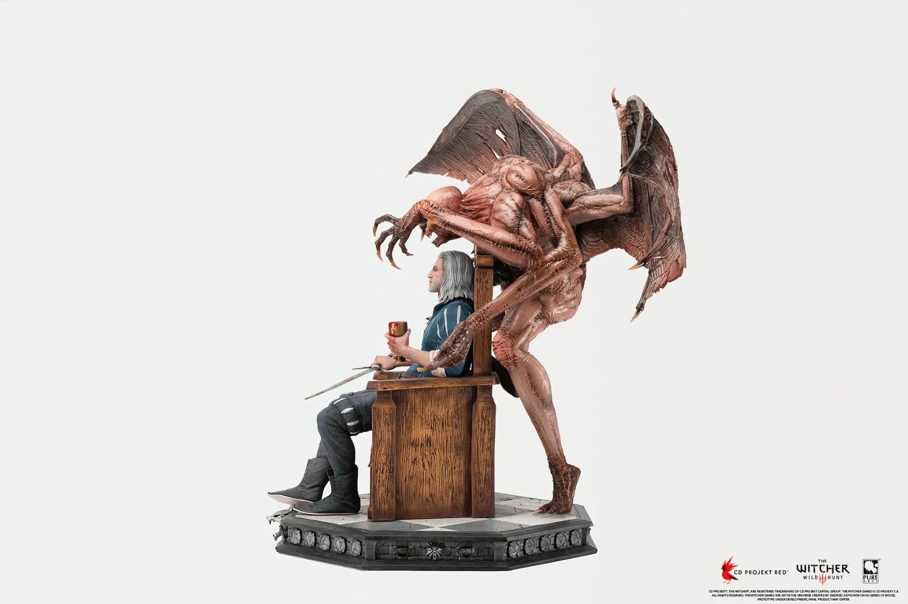 PURPA002TW The Witcher 3: Wild Hunt - Geralt 1:4 Scale Statue - Pure Arts - Titan Pop Culture