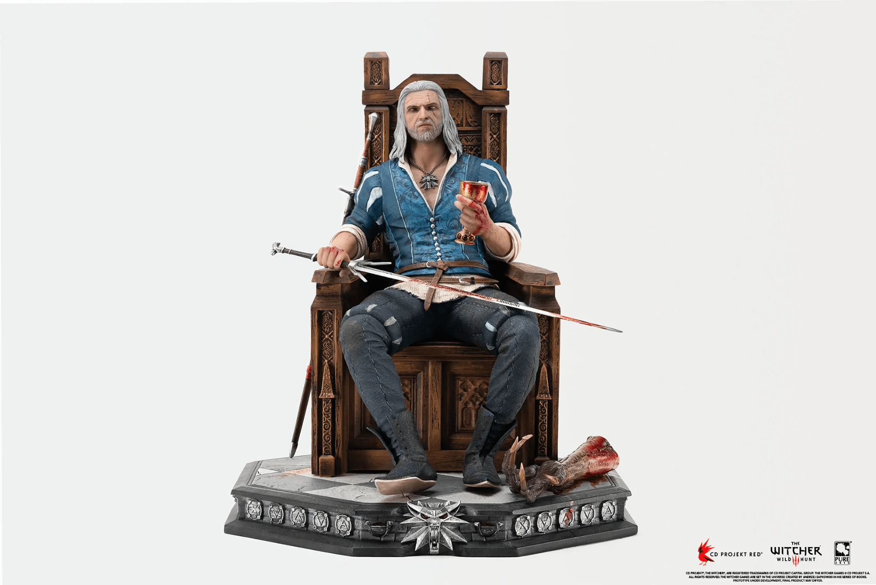 PURPA003TW The Witcher 3: Wild Hunt - Geralt 1:6 Scale Statue - Pure Arts - Titan Pop Culture