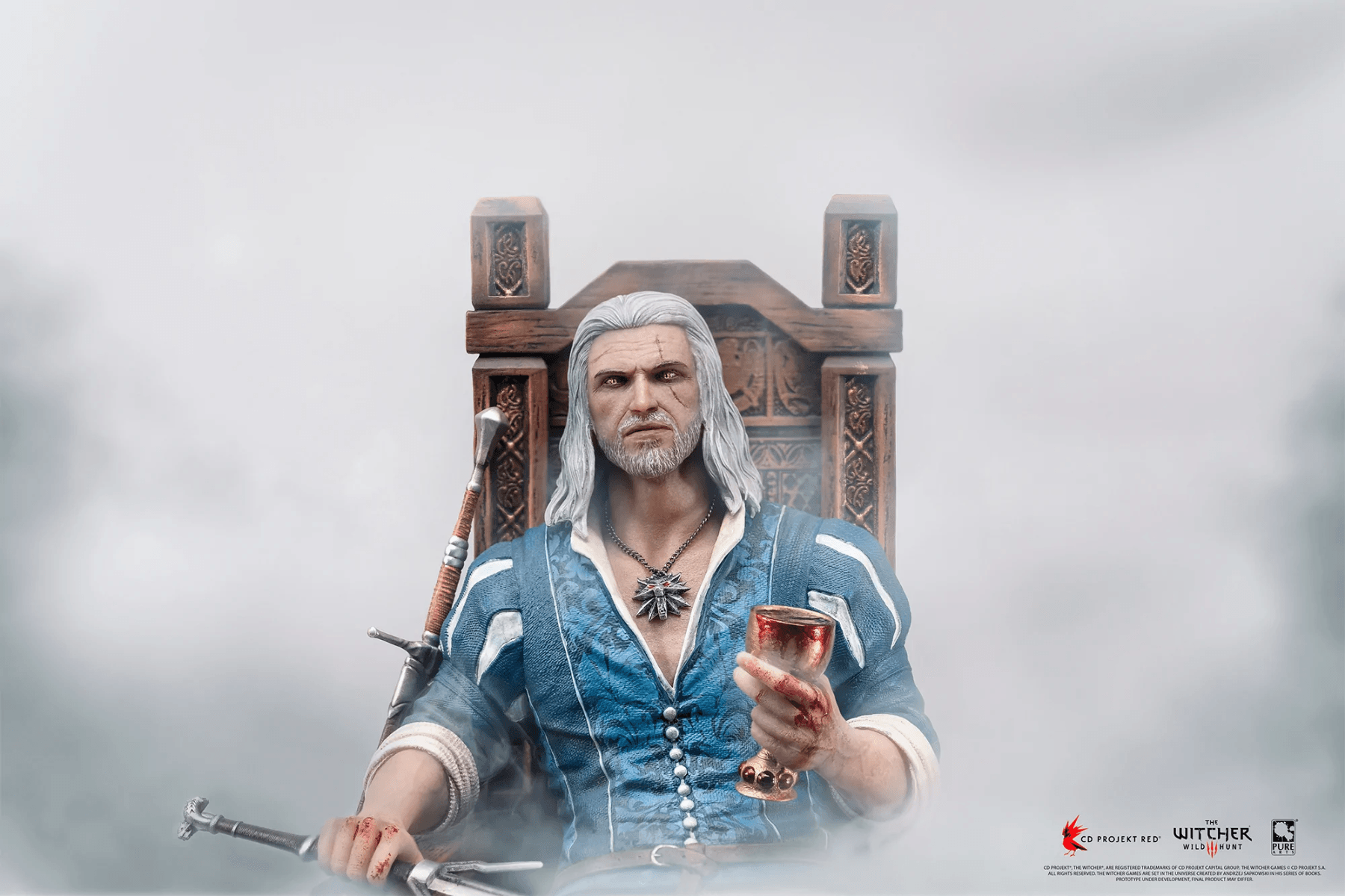 PURPA003TW The Witcher 3: Wild Hunt - Geralt 1:6 Scale Statue - Pure Arts - Titan Pop Culture