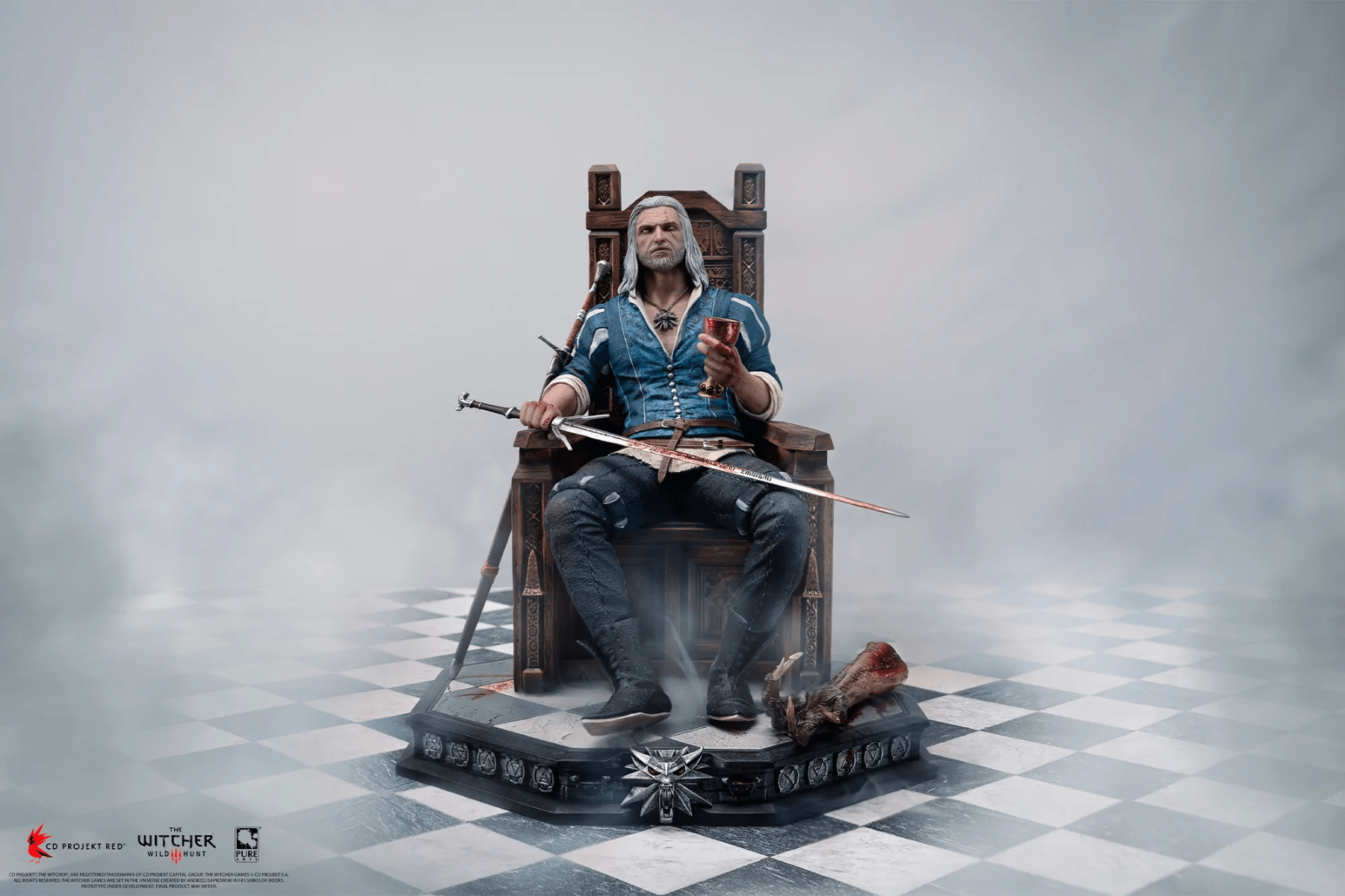 PURPA003TW The Witcher 3: Wild Hunt - Geralt 1:6 Scale Statue - Pure Arts - Titan Pop Culture