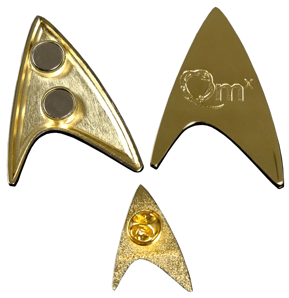 QMXSTR-0173 Star Trek: Discovery - Enterprise Operations Badge & Pin Set - Quantum Mechanix - Titan Pop Culture