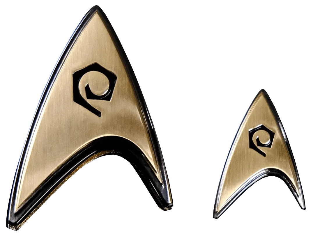 QMXSTR-0173 Star Trek: Discovery - Enterprise Operations Badge & Pin Set - Quantum Mechanix - Titan Pop Culture