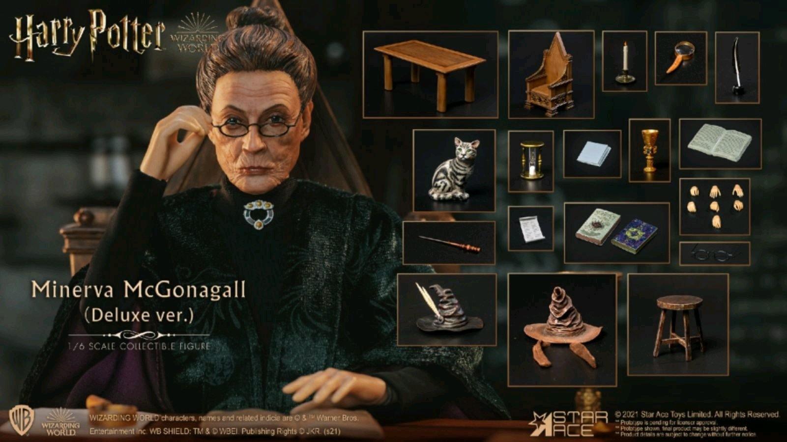SATSA0095 Harry Potter - Minerva McGonagall Deluxe 1:6 Scale 12" Action Figure - Star Ace Toys - Titan Pop Culture