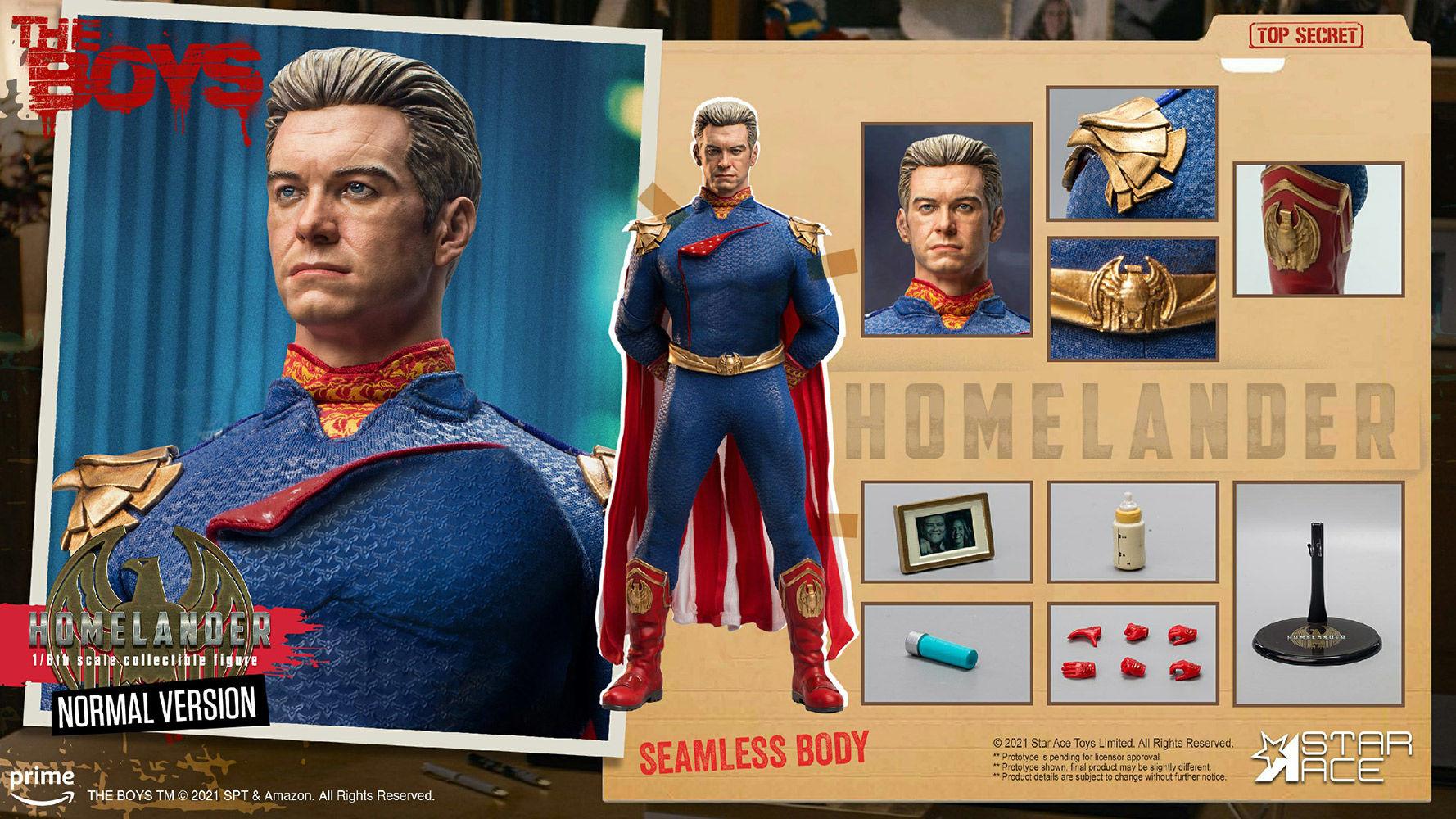 SATSA0106 The Boys - Homelander Deluxe 1:6 Scale 12" Action Figure - Star Ace Toys - Titan Pop Culture