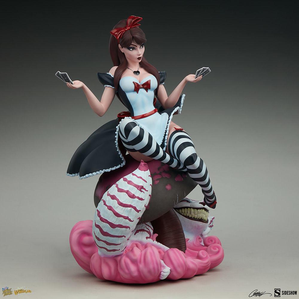 SID2005062 Fairytale Fantasies - Alice in Wonderland Game of Hearts Statue - Sideshow Collectibles - Titan Pop Culture