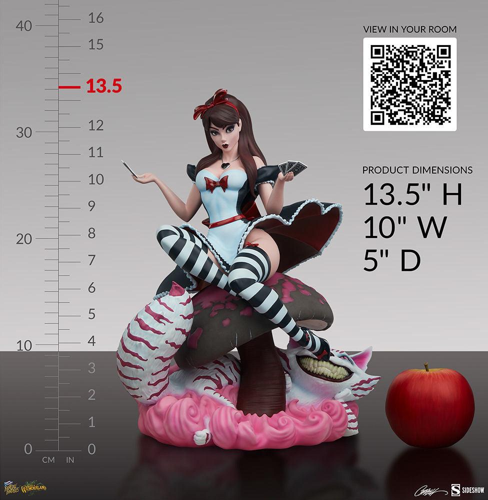 SID2005062 Fairytale Fantasies - Alice in Wonderland Game of Hearts Statue - Sideshow Collectibles - Titan Pop Culture