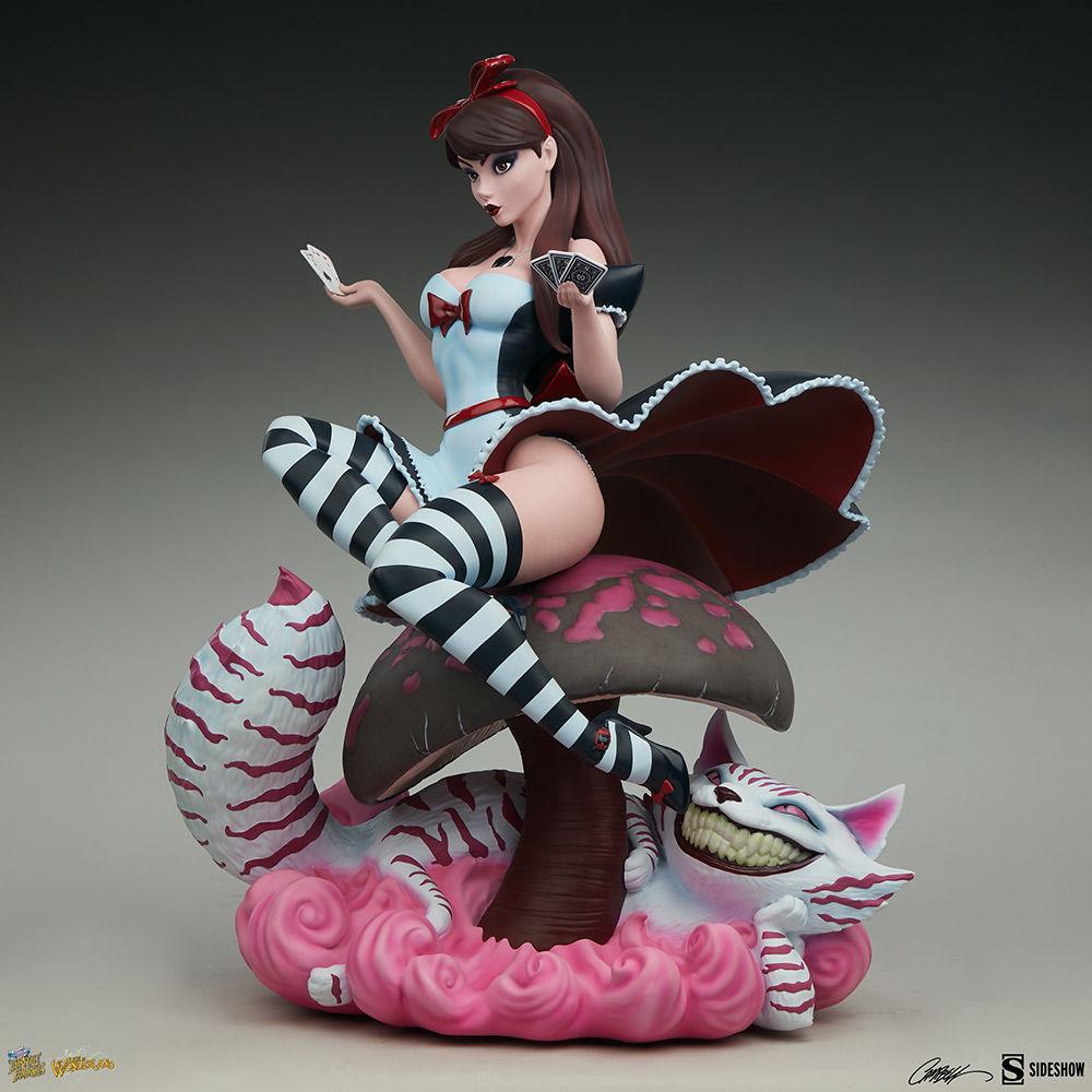 SID2005062 Fairytale Fantasies - Alice in Wonderland Game of Hearts Statue - Sideshow Collectibles - Titan Pop Culture