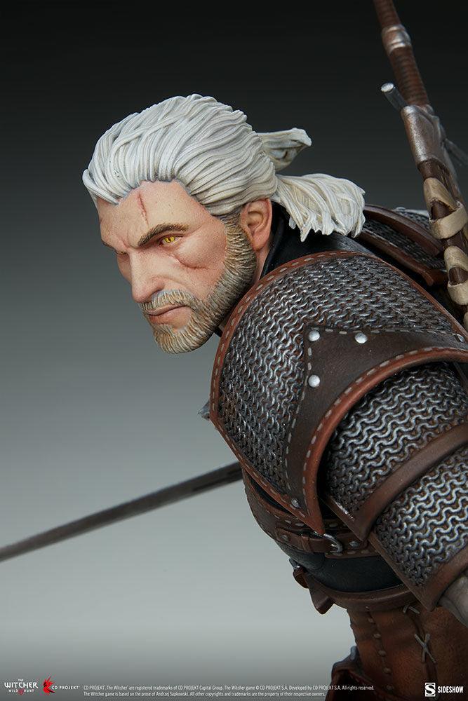 SID200601 The Witcher 3: Wild Hunt - Geralt Statue - Sideshow Collectibles - Titan Pop Culture