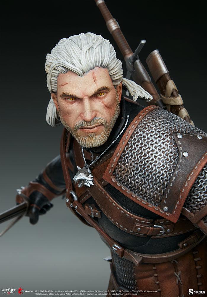 SID200601 The Witcher 3: Wild Hunt - Geralt Statue - Sideshow Collectibles - Titan Pop Culture