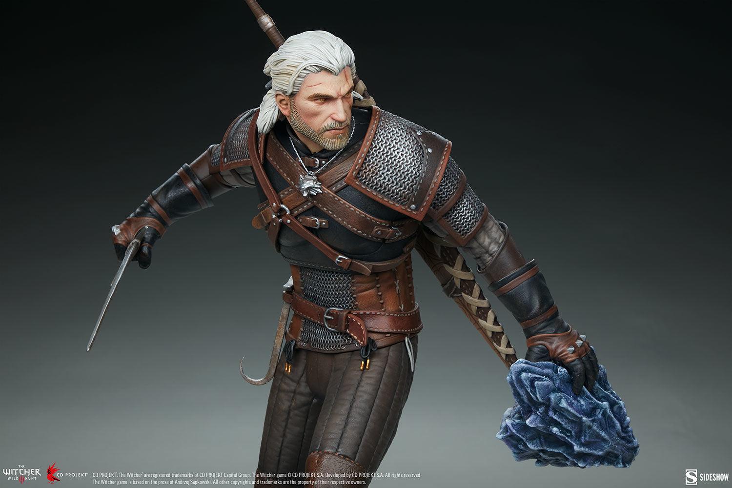 SID200601 The Witcher 3: Wild Hunt - Geralt Statue - Sideshow Collectibles - Titan Pop Culture