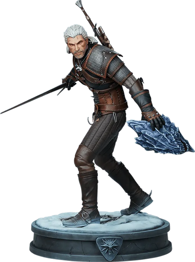 SID200601 The Witcher 3: Wild Hunt - Geralt Statue - Sideshow Collectibles - Titan Pop Culture