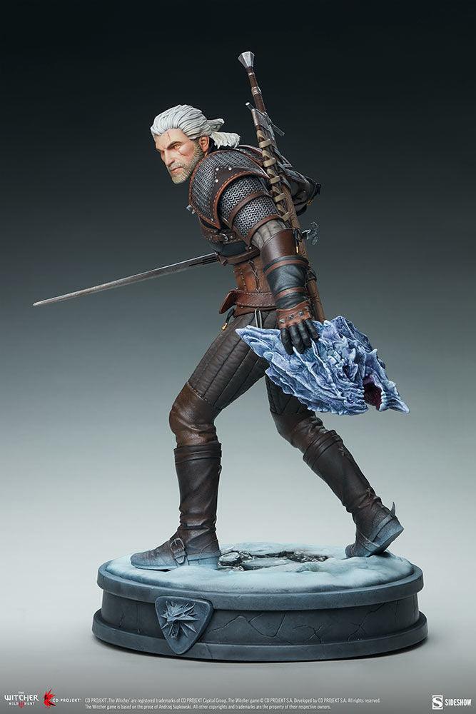 SID200601 The Witcher 3: Wild Hunt - Geralt Statue - Sideshow Collectibles - Titan Pop Culture