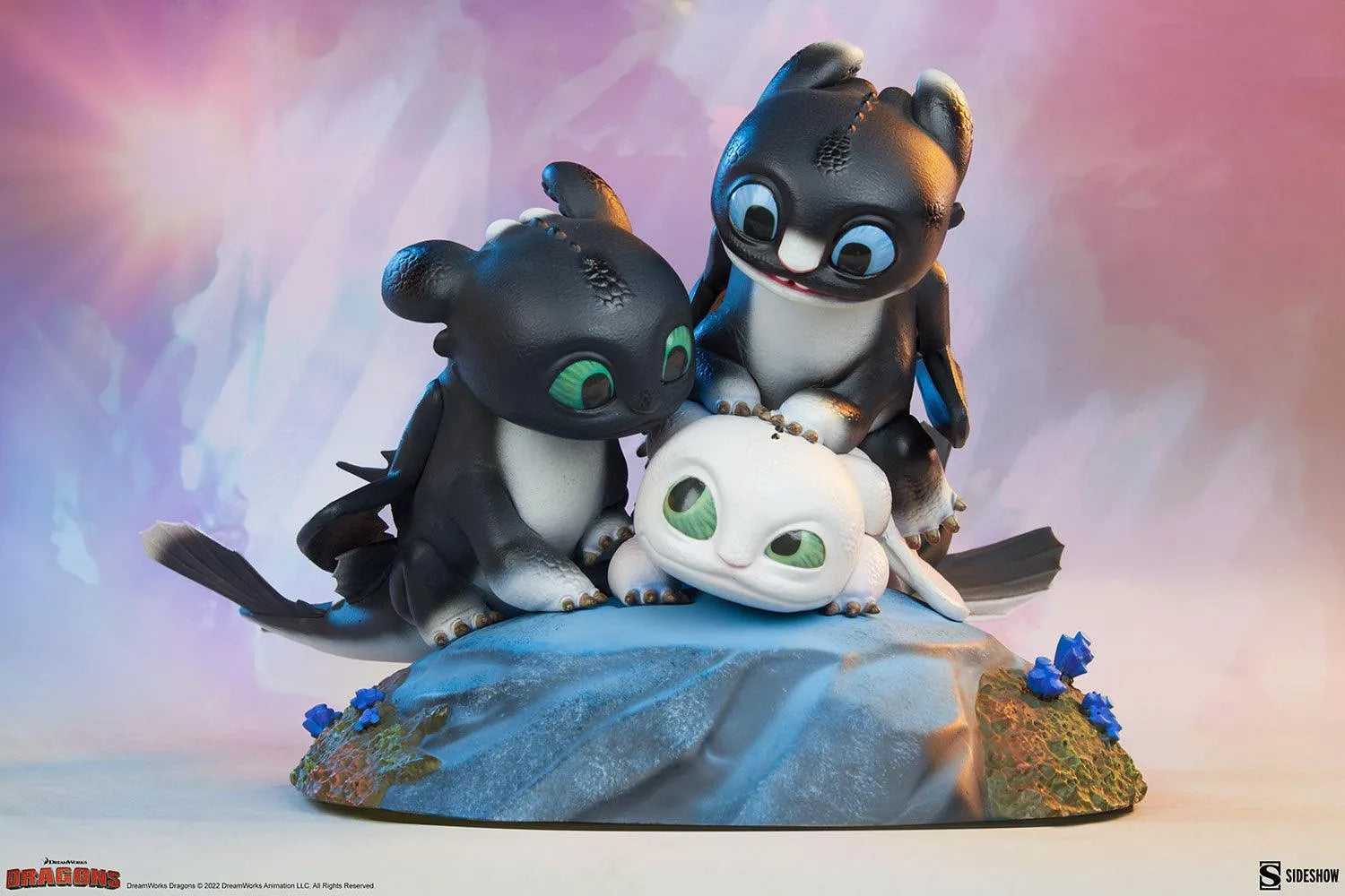 SID200617 How to Train Your Dragon - Dart, Pouncer & Ruffrunner Statue - Sideshow Collectibles - Titan Pop Culture