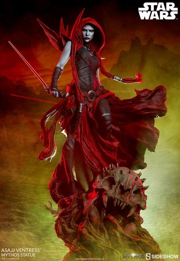 SID300235 Star Wars - Asajj Ventress Mythos Statue - Sideshow Collectibles - Titan Pop Culture