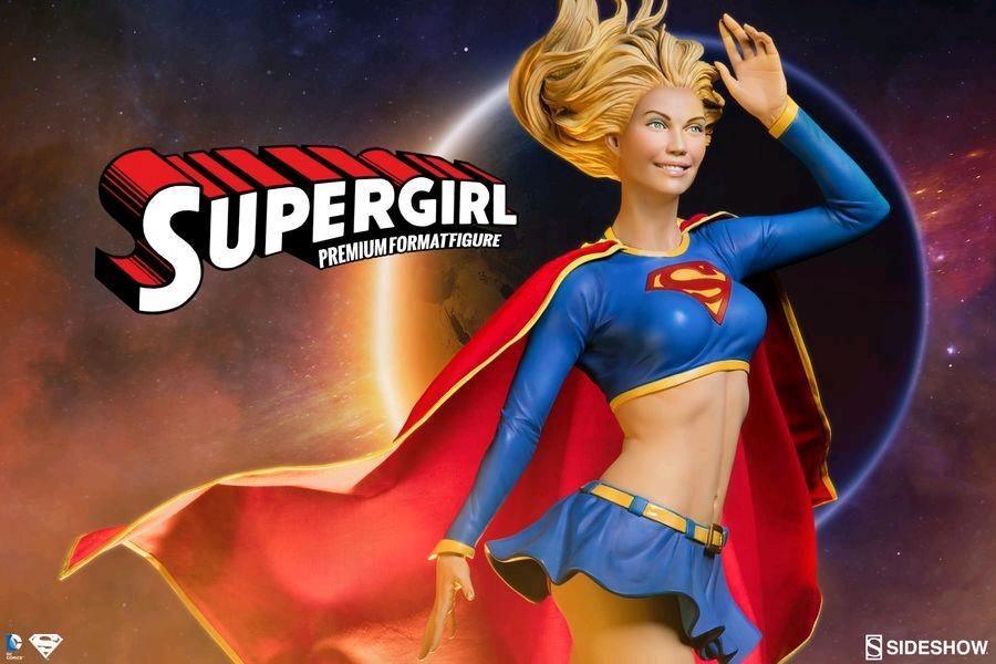 SID300264 Superman - Supergirl Premium Format 1:4 Scale Statue - Sideshow Collectibles - Titan Pop Culture