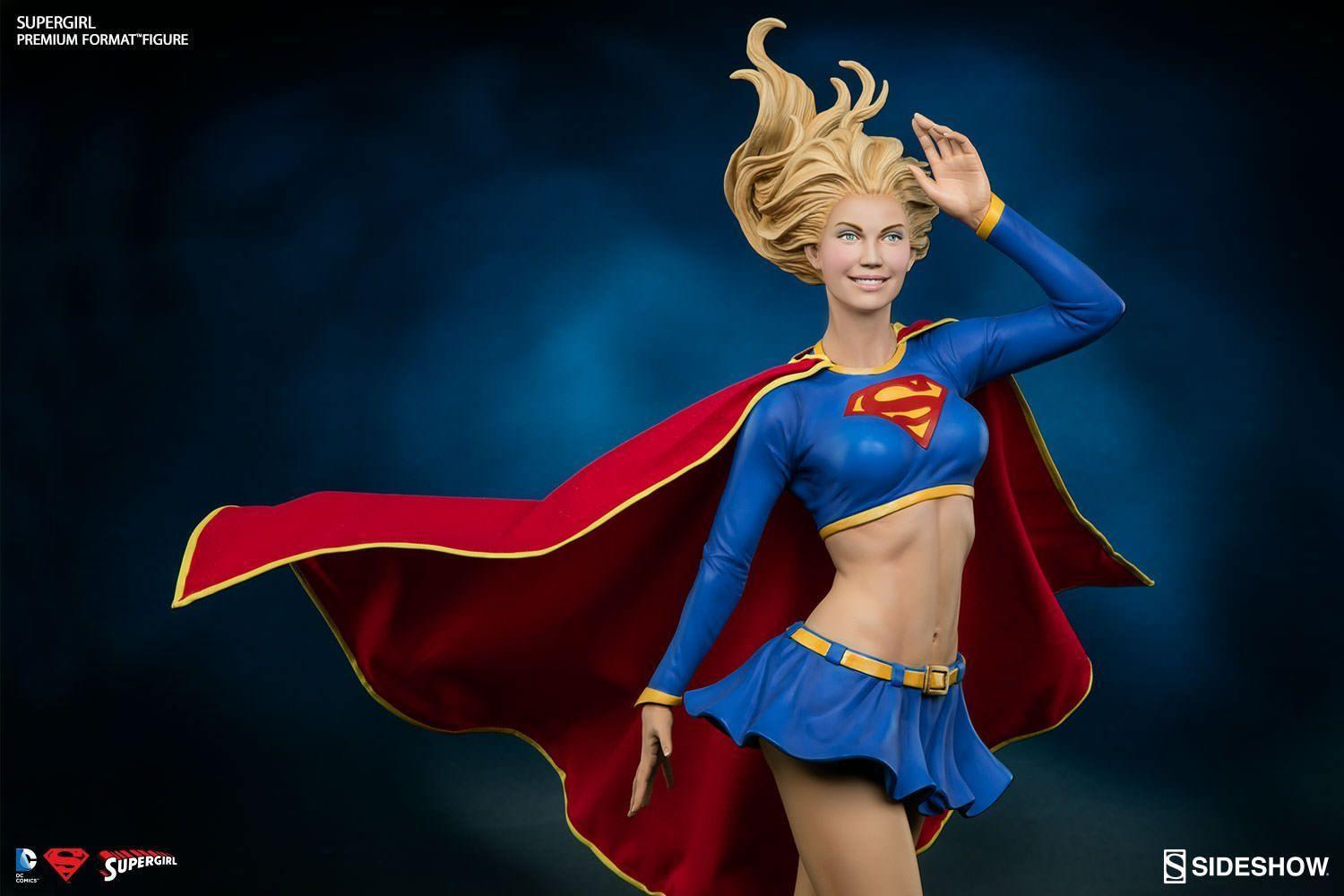 SID300264 Superman - Supergirl Premium Format 1:4 Scale Statue - Sideshow Collectibles - Titan Pop Culture