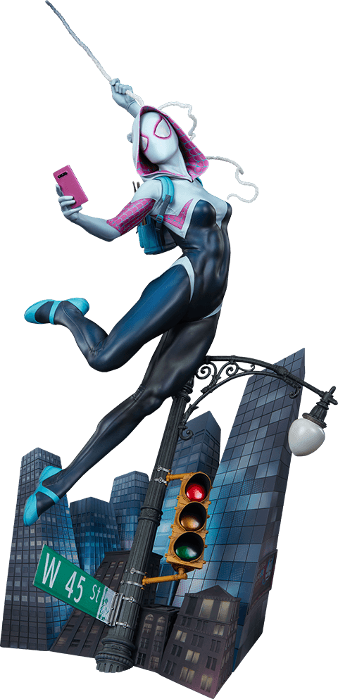 SID300491 Marvel Comics - Spider-Gwen Premium Format Statue - Iron Studios - Titan Pop Culture