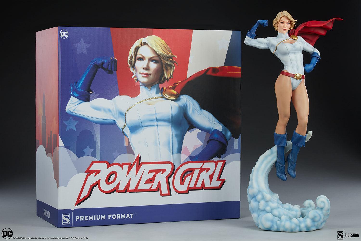 SID300751 DC Comics - Power Girl Premium Format Statue - Sideshow Collectibles - Titan Pop Culture